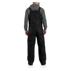 Men's Carhartt Loose Fit Duck Insulated Bib Overalls -Carhartts Clothing Store 3 1001 carhartt loose fit duck insulated bib overalls black