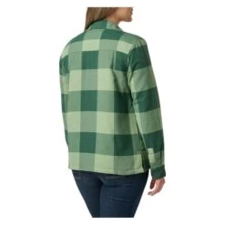 Women's 5.11 Louise Shirt Jacket -Carhartts Clothing Store 3 650 511 louise shirt jacket trekking green check