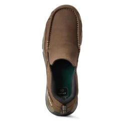Men's Ariat Edge LTE Slip-On Composite Toe Boots -Carhartts Clothing Store 3 650 ariat edge lte slip on composite toe dark brown