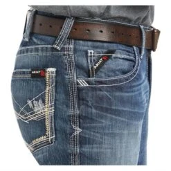 Men's Ariat FR M4 Relaxed Ridgeline Boot Cut Jeans -Carhartts Clothing Store 3 650 ariat fr m4 relaxed ridgeline boot cut jeans glacier
