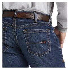 Men's Ariat FR M7 Slim DuraStretch Basic Straight Jeans -Carhartts Clothing Store 3 650 ariat fr m7 slim durastretch basic straight jeans shale