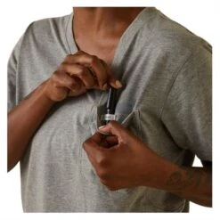 Women's Ariat Rebar Workman T-Shirt 8 Women's Ariat Rebar Workman T-Shirt -Carhartts Clothing Store 3 650 ariat rebar workman t shirt heather gray