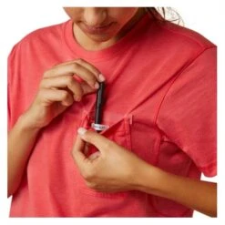 Women's Ariat Workman Graphic Ariat Logo T-Shirt -Carhartts Clothing Store 3 650 ariat workman graphic ariat logo t shirt teaberry