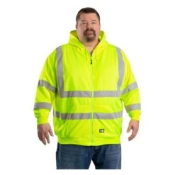 Men's Berne Workwear Hi-Vis Type R Class 3 Lined Hooded Sweatshirt 7 Men's Berne Workwear Hi-Vis Type R Class 3 Lined Hooded Sweatshirt -Carhartts Clothing Store 3 650 berne workwear hi vis type r class 3 lined hooded sweatshirt yellow