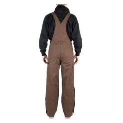 Men's Berne Workwear Unlined Washed Duck Bib Overalls -Carhartts Clothing Store 3 650 berne workwear unlined washed duck bib overalls bark