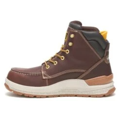 Men's CAT Impact Waterproof Carbon Composite Toe Boots -Carhartts Clothing Store 3 650 cat impact waterproof carbon composite toe boots friar brown