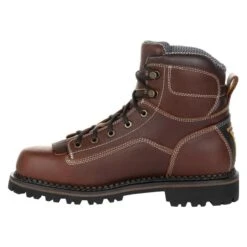 Men's Georgia 6" Low-Heel Logger Waterproof Boots -Carhartts Clothing Store 3 650 georgia 6 low heel logger waterproof brown