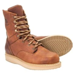 Men's Georgia 8" Wedge Boots 11 Men's Georgia 8" Wedge Boots -Carhartts Clothing Store 3 650 georgia 8 wedge barracuda gold