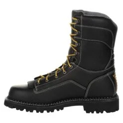 Men's Georgia 9" Low-Heel Logger Waterproof Boots -Carhartts Clothing Store 3 650 georgia 9 low heel logger waterproof black