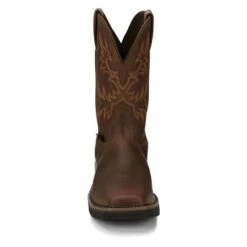 Men's Justin Original Work Boots 11" Driller Square Toe Steel Toe Waterproof 11 Men's Justin Original Work Boots 11" Driller Square Toe Steel Toe Waterproof -Carhartts Clothing Store 3 650 justin original work boots 11 driller square toe steel toe waterproof rugged tan