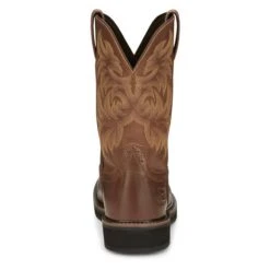 Men's Justin Original Work Boots 11" Handler Square Toe Composite Toe -Carhartts Clothing Store 3 650 justin original work boots 11 handler square toe composite toe tan tail