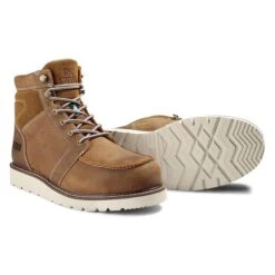 Men's Kodiak 6" McKinney Wedge Moccasin Composite Toe Boots -Carhartts Clothing Store 3 650 kodiak 6 mckinney wedge moccasin composite toe boots wheat