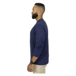 Men's Mission Made Long Sleeve Crew Neck T-Shirts (2 Pack) -Carhartts Clothing Store 3 650 mission made long sleeve crew neck t shirts 2 pack navy