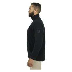 Men's Mission Made Quarter Zip Fleece Pullover -Carhartts Clothing Store 3 650 mission made quarter zip fleece pullover black