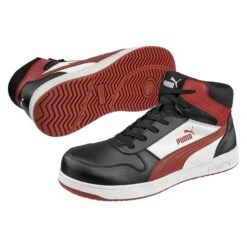 Men's Puma Safety Frontcourt MID Composite Toe Boots 24 Men's Puma Safety Frontcourt MID Composite Toe Boots -Carhartts Clothing Store 3 650 puma safety frontcourt mid composite toe boots black white red