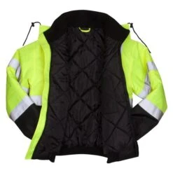 Men's Pyramex Hi-Vis Bomber Jacket -Carhartts Clothing Store 3 650 pyramex hi vis bomber jacket white