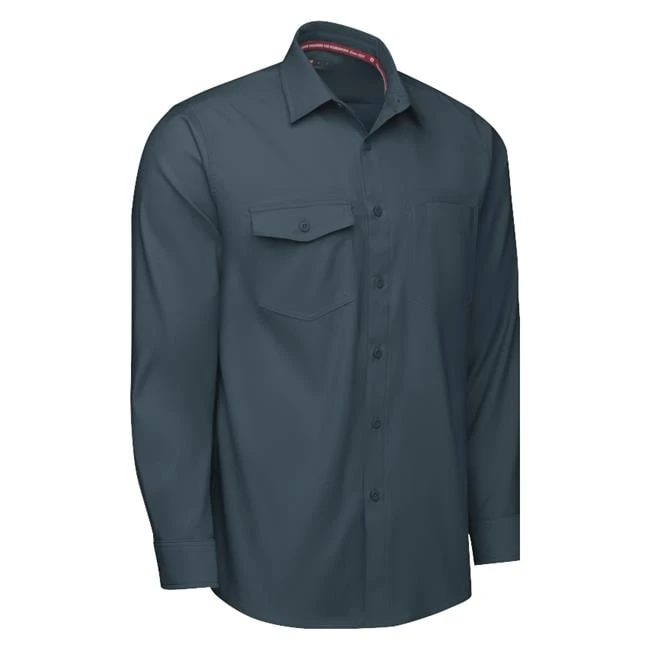 Men's Red Kap Cooling Performance Woven Long Sleeve Work Shirt 4 Men's Red Kap Cooling Performance Woven Long Sleeve Work Shirt - Image 4