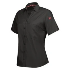 Women's Red Kap Cooling Performance Woven Work Shirt 19 Women's Red Kap Cooling Performance Woven Work Shirt -Carhartts Clothing Store 3 650 red kap cooling performance woven work shirt black2