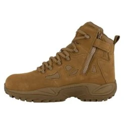 Men's Reebok 6" Rapid Response RB Composite Toe Side-Zip Boots -Carhartts Clothing Store 3 650 reebok 6 rapid response rb composite toe side zip coyote brown