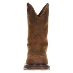 Men's Rocky 10" Original Ride Round Toe Unlined Boots -Carhartts Clothing Store 3 650 rocky 10 original ride round toe unlined old weathered tan
