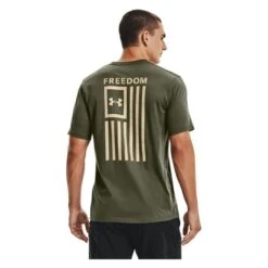 Men's Under Armour Freedom Flag T-Shirt 21 Men's Under Armour Freedom Flag T-Shirt -Carhartts Clothing Store 3 650 under armour freedom flag t shirt marine od green