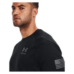 Men's Under Armour Freedom Tech T-Shirt -Carhartts Clothing Store 3 650 under armour freedom tech ss t shirt black pitch gray
