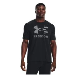 Men's Under Armour New Freedom Logo T-Shirt -Carhartts Clothing Store 3 650 under armour new freedom logo t shirt black