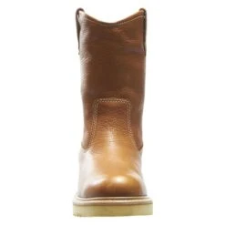 Men's Wolverine 10" Wedge Heel Wellington Boots -Carhartts Clothing Store 3 650 wolverine 10 wedge heel wellington brown