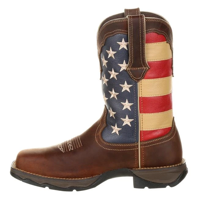 Women's Durango Lady Rebel Steel Toe Patriotic Flag Work Boots 5 Women's Durango Lady Rebel Steel Toe Patriotic Flag Work Boots - Image 5
