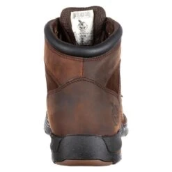 Men's Georgia 6" Athens Work Moc Toe Steel Toe Waterproof Boots -Carhartts Clothing Store 4 650 georgia 6 athens work moc toe steel toe waterproof brown