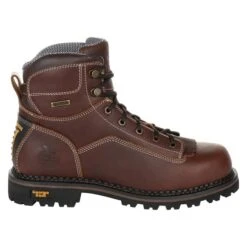 Men's Georgia 6" Low-Heel Logger Waterproof Boots -Carhartts Clothing Store 4 650 georgia 6 low heel logger waterproof brown