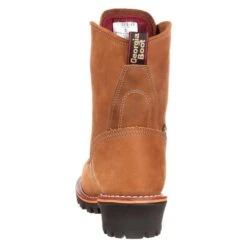 Men's Georgia 8" Logger GTX 400G Steel Toe Waterproof Boots 11 Men's Georgia 8" Logger GTX 400G Steel Toe Waterproof Boots -Carhartts Clothing Store 4 650 georgia 8 logger gtx 400g steel toe waterproof worn saddle