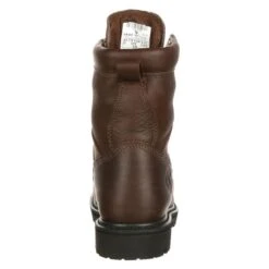 Men's Georgia 8" Low-Heel Logger Steel Toe Waterproof Boots -Carhartts Clothing Store 4 650 georgia 8 low heel logger steel toe waterproof tumbled chocolate