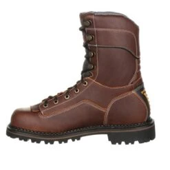 Men's Georgia AMP LT Logger Low Heel Waterproof Boots 11 Men's Georgia AMP LT Logger Low Heel Waterproof Boots -Carhartts Clothing Store 4 650 georgia amp lt logger low heel waterproof brown