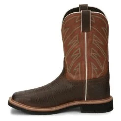 Men's Justin Original Work Boots 11" Electrician Square Toe Steel Toe -Carhartts Clothing Store 4 650 justin original work boots 11 electrician square toe steel toe parched orange