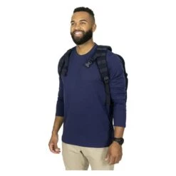 Men's Mission Made Long Sleeve Crew Neck T-Shirts (2 Pack) -Carhartts Clothing Store 4 650 mission made long sleeve crew neck t shirts 2 pack navy