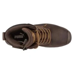 Men's Puma Safety 7" Conquest CTX Side-Zip Fiberglass Toe Boots 19 Men's Puma Safety 7" Conquest CTX Side-Zip Fiberglass Toe Boots -Carhartts Clothing Store 4 650 puma safety 7 conquest ctx side zip fiberglass toe boots brown orange