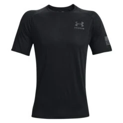 Men's Under Armour Freedom Tech T-Shirt -Carhartts Clothing Store 4 650 under armour freedom tech ss t shirt black pitch gray