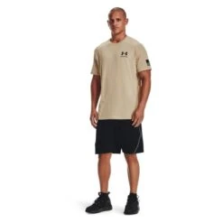 Men's Under Armour New Freedom Banner T-Shirt -Carhartts Clothing Store 4 650 under armour new freedom banner t shirt desert sand black