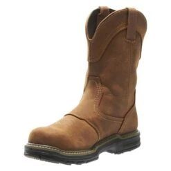 Men's Wolverine 10" Anthem Wellington Steel Toe Waterproof Boots -Carhartts Clothing Store 4 650 wolverine 10 anthem wellington steel toe waterproof brown