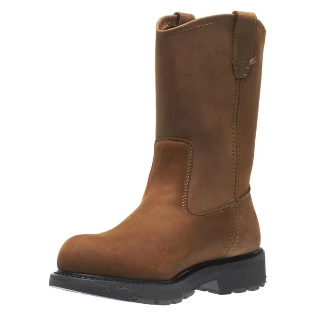 Men's Wolverine 10" Leather Wellington Steel Toe Boots 5 Men's Wolverine 10" Leather Wellington Steel Toe Boots - Image 5