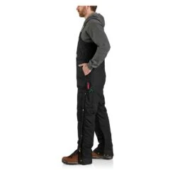 Men's Carhartt Loose Fit Duck Insulated Bib Overalls -Carhartts Clothing Store 5 1001 carhartt loose fit duck insulated bib overalls black