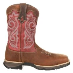 Women's Durango Lady Rebel Composite Toe Waterproof Western Work Boots -Carhartts Clothing Store 5 650 durango lady rebel composite toe waterproof western work boots briar brown rusty red