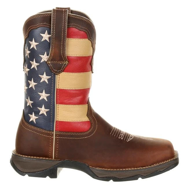 Women's Durango Lady Rebel Steel Toe Patriotic Flag Work Boots 6 Women's Durango Lady Rebel Steel Toe Patriotic Flag Work Boots - Image 6