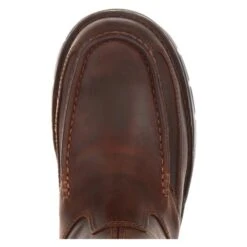 Men's Georgia 11" Athens Moc-Toe Pull-On Boots -Carhartts Clothing Store 5 650 georgia 11 athens moc toe pull on dark brown