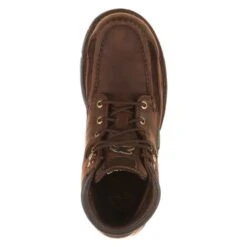 Men's Georgia 6" Athens Work Moc Toe Steel Toe Waterproof Boots -Carhartts Clothing Store 5 650 georgia 6 athens work moc toe steel toe waterproof brown