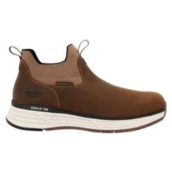 Men's Georgia 6" DuraBlend Sport Chelsea Waterproof Boots -Carhartts Clothing Store 5 650 georgia 6 durablend sport chelsea waterproof boots brown