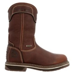 Women's Georgia Amp LT Edge Waterproof Pull-On Work Boots -Carhartts Clothing Store 5 650 georgia amp lt edge waterproof pull on work boots brown