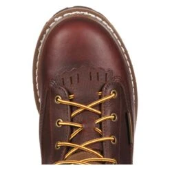 Men's Georgia Lace-To-Toe Waterproof Boots -Carhartts Clothing Store 5 650 georgia lace to toe waterproof chocolate