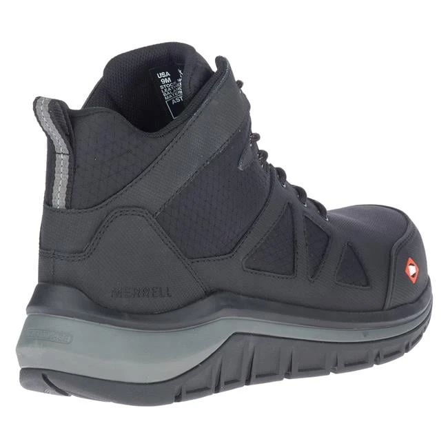 Men's Merrell Work Fullbench Speed Mid Carbon Toe Boots 6 Men's Merrell Work Fullbench Speed Mid Carbon Toe Boots - Image 6